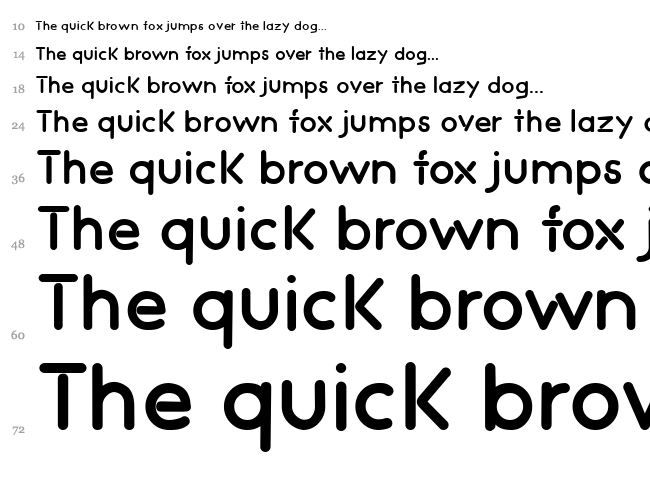 Night Club Seventy font waterfall